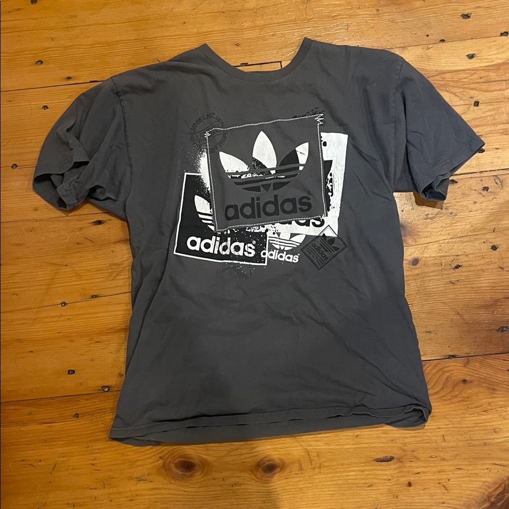 Adidas Charcoal Graphic Tee